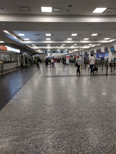 Hall de check-in Aeroparque