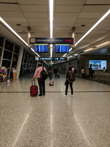 Entrada a embarque Aeroparque