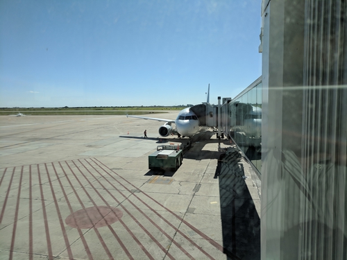 A320 en manga en Aeropuerto de Córdoba